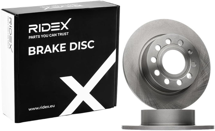 2x RIDEX Bremsscheibe 82B0018 für Golf V Schrägheck (1K1) 253mm 51,6mm 140mm