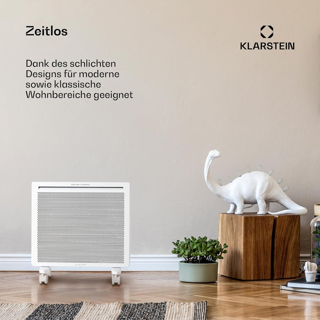 Klarstein Hot Spot Slimcurve Double 2-in-1 Heizgerät - Konvektions- und Infrarotheizung, Überhitzung