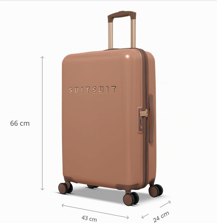 SUITSUIT Koffer Gross 66 cm - Leicht Hartschalen Reisekoffer mit Rollen - TSA-Schloss - 59 L - Fab S