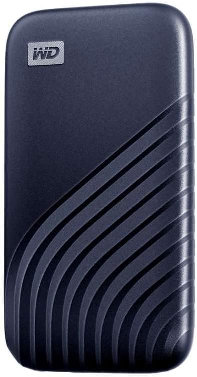 WD My Passport SSD 500 GB mobiler SSD Speicher (NVMe-Technologie, USB-C und USB 3.2 Gen-2 kompatibel