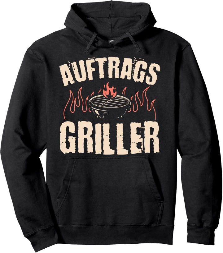 Auftragsgriller Lustiges BBQ Auftrags Griller Pullover Hoodie