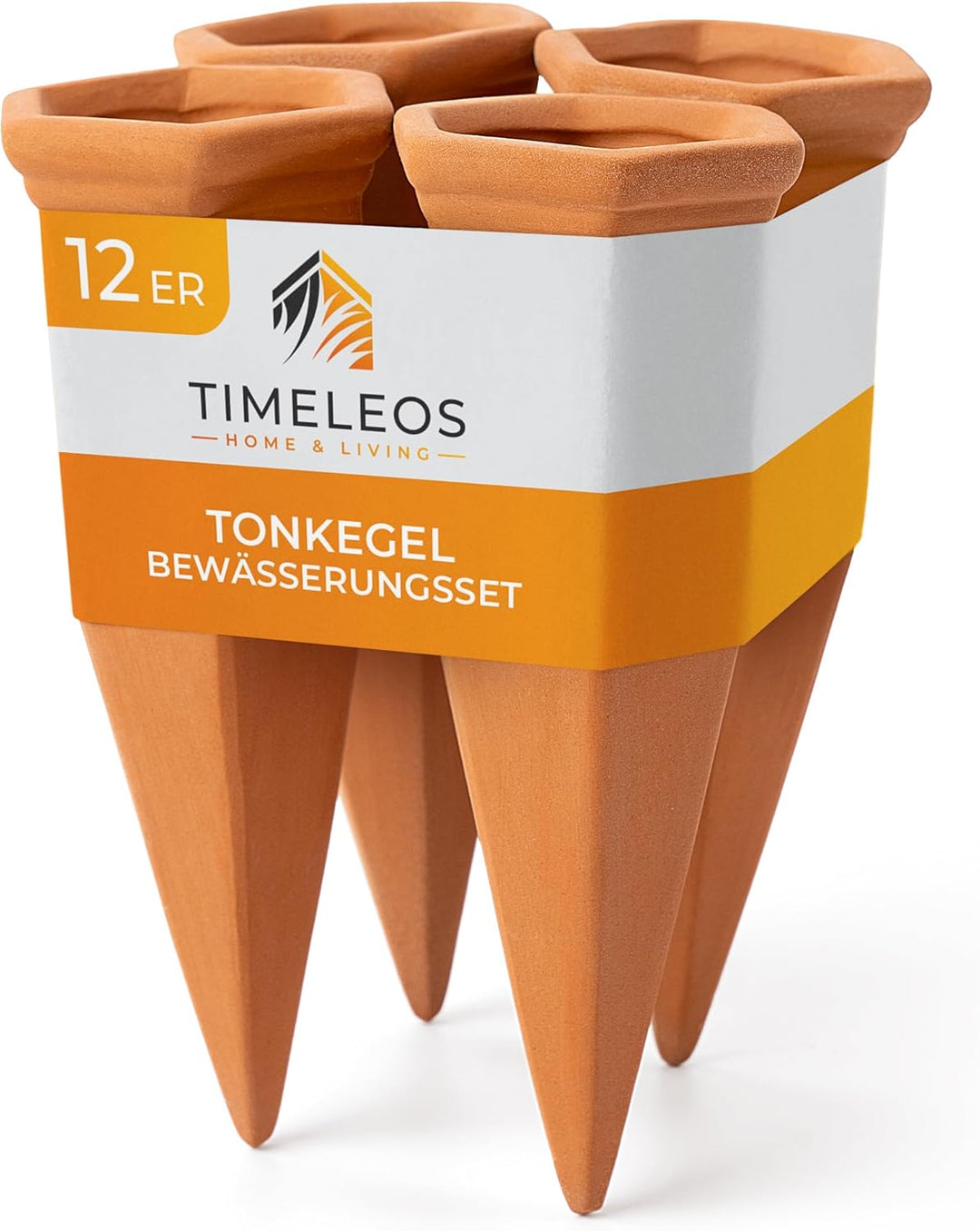 TIMELEOS Tonkegel Bewässerung, Wasserspender Pflanzen als Giesskegel, ideal für Pflanzen Bewässerung