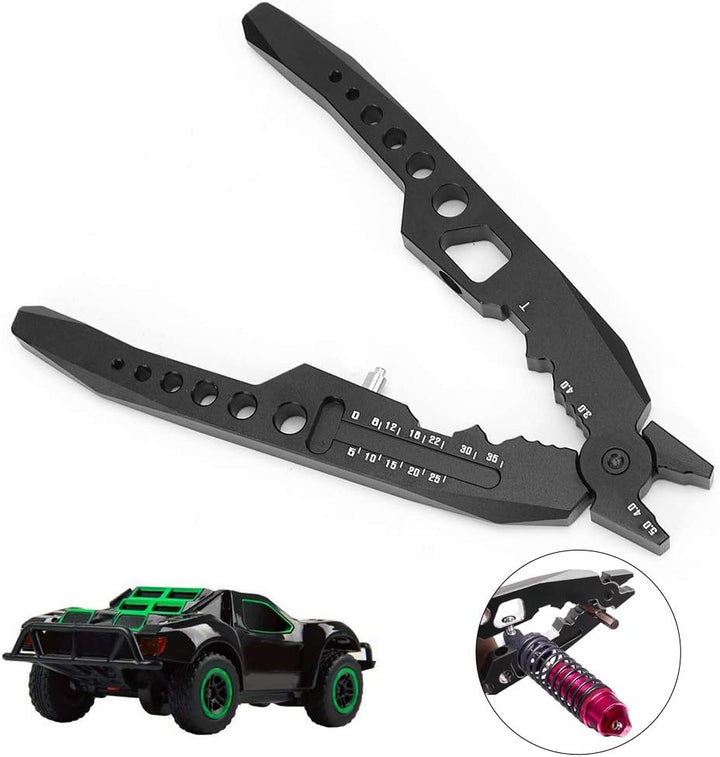 RC Shocks Struts Dämpferkopfzange Reparatur Demontagewerkzeug Passend für HSP Modellautos(Schwarz)