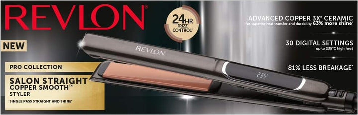 REVLON PROFESSIONAL Pro Collection Salon Straight Extra-Lang Copper Glätteisen, 125 mm, RVST2175E, s
