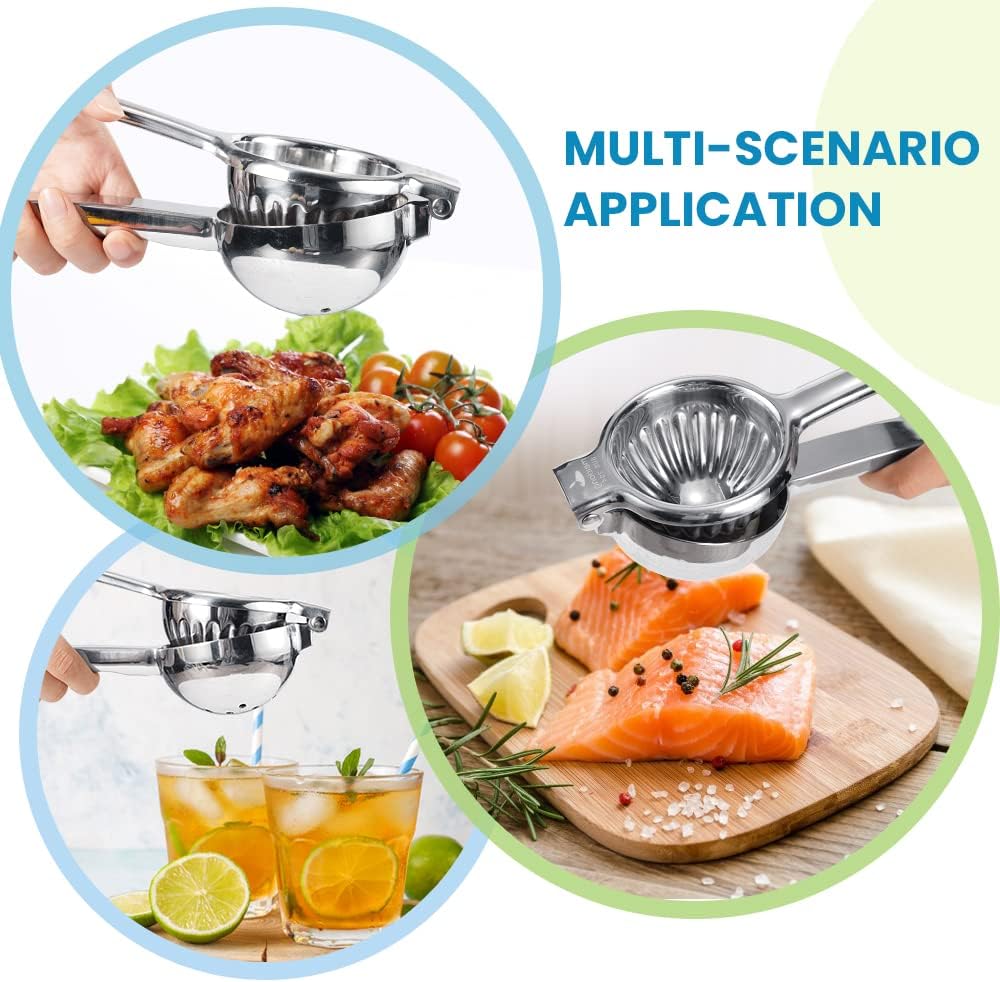 Zitronenpresse Limettenpresse Zitruspresse Edelstahl Zitruspresse Handpresse Entsafter Manuelle Zitr