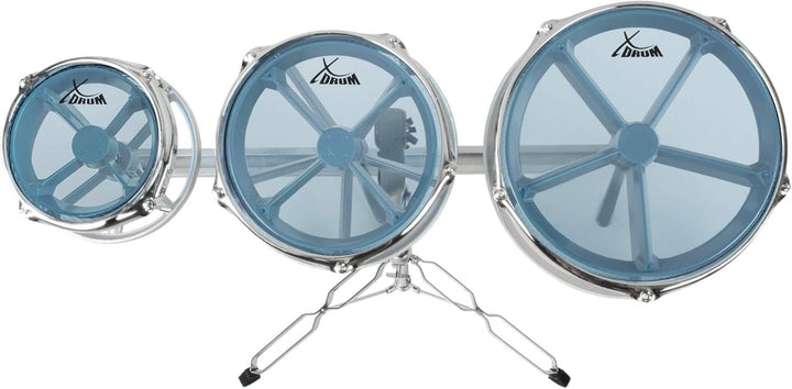 XDrum Rototoms - 6", 8", 10" Percussion Trommeln für Schlagzeug - Doppelstrebige Hardware und verste