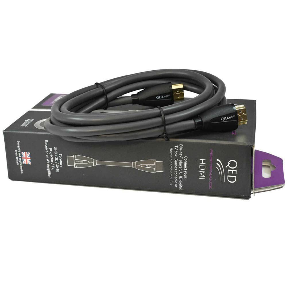 QED Performance Ultra High Speed HDMI Kabel - flexibel und 8K HDR kompatibel (3) 3.0 Meter, 3.0 Mete