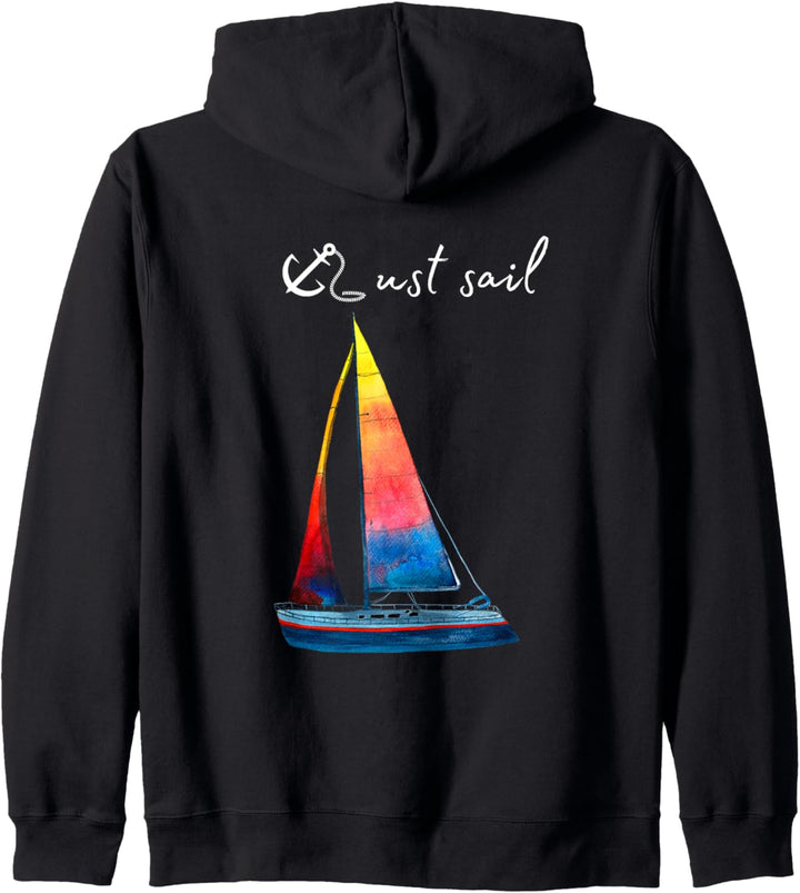 Sailing Segeln Segler für Wassersportler Segelboote Kapuzenjacke