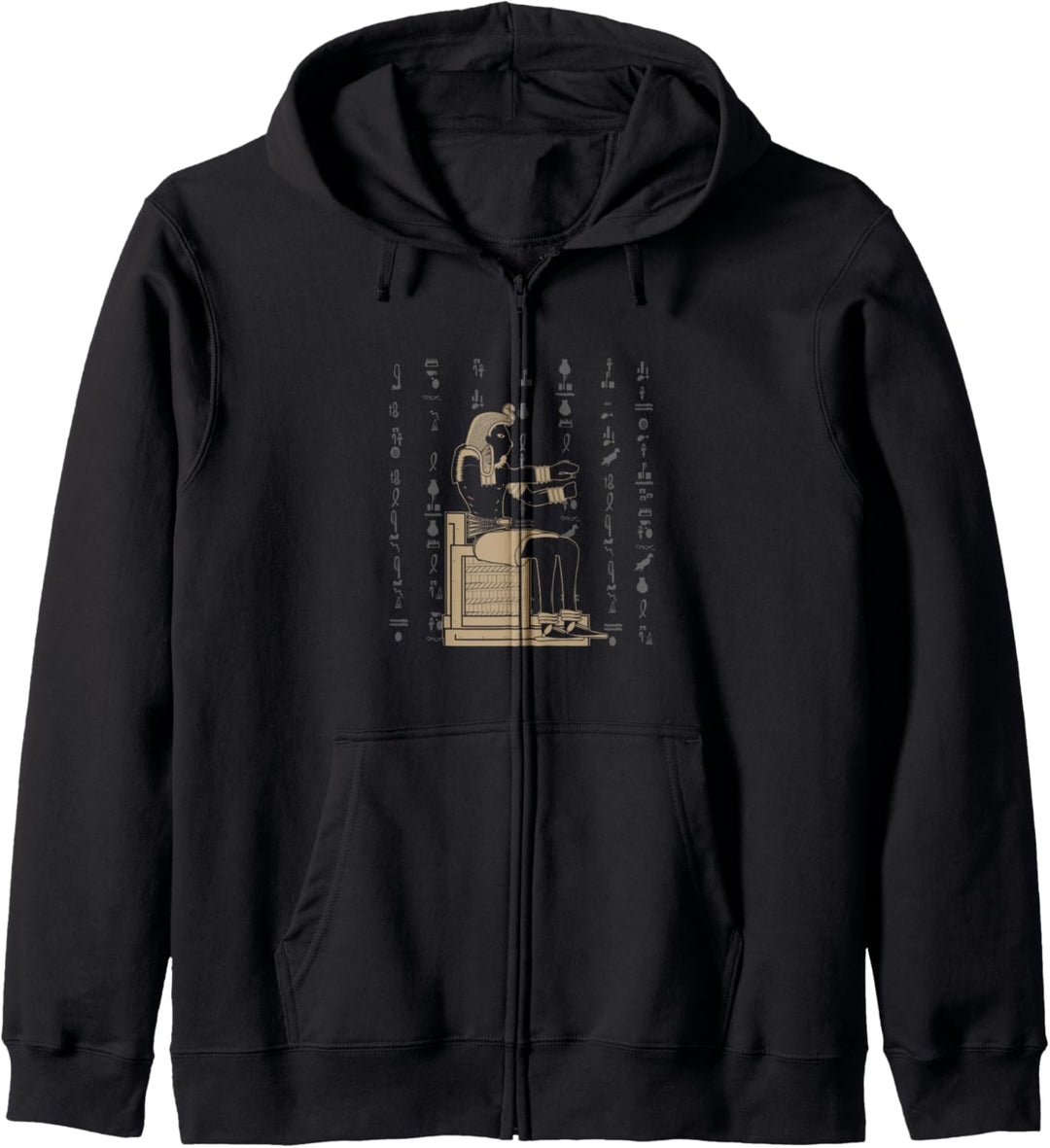 Hieroglyphen Ägypter Pharao Tutanchamun Geschenk Ägypten Kapuzenjacke