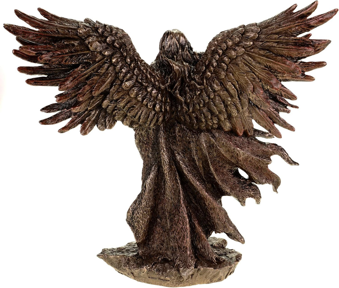 Veronese by Joh. Vogler Erzengel Metatron mit 6 Flügeln bronziert/col. Figur Skulptur 2013