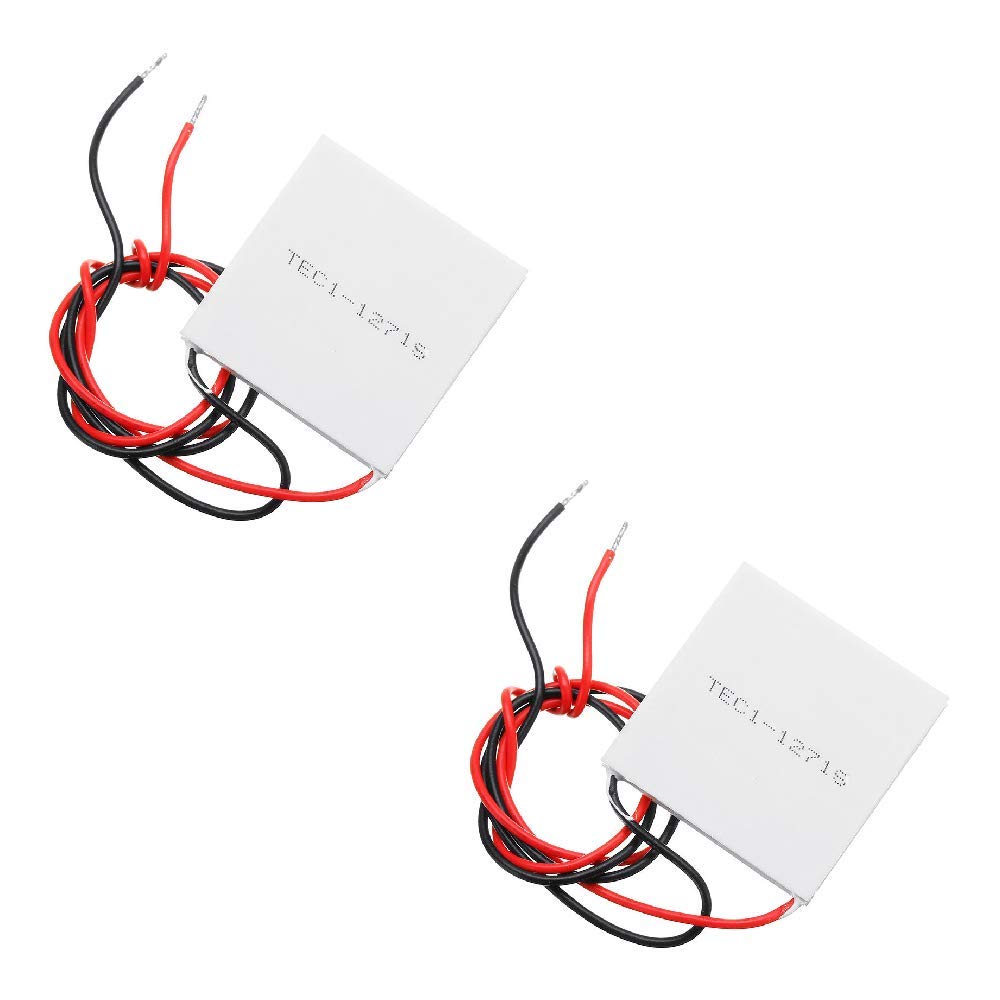 2x TEC1-12715 40x40mm Aluminium Peltier Kühlplatte Kühler Kühlplatte