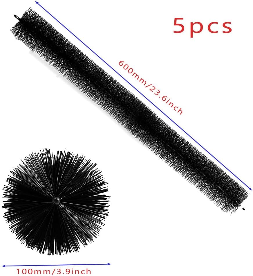 Dachrinnenschutzsystem, 600 x 100 mm, sichere Bürste in Dachrinne, Laubschutzstopper, Dachrinnenschu