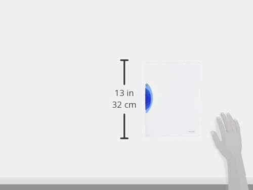 Leitz 41740035 Klemmmappe ColorClip Magic, A4, PP, 6er Packung, blau, Blau