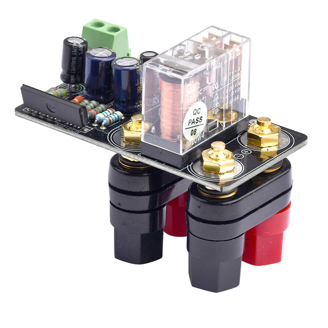 ZEZEFUFU AC 12V-24V Lautsprecherschutzplatine UPC1237 direkt auf dem Gehäuse montiert, zuverlässige