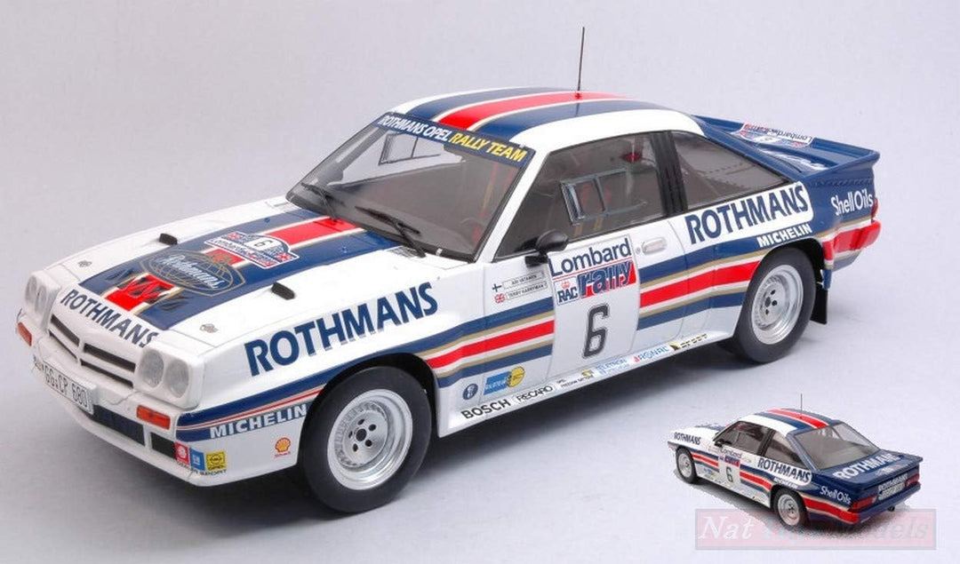 IXO Model 18RMC038C OPEL Manta 400 N.6 RAC Rally 1983 VATANEN-HARRYMAN 1:18