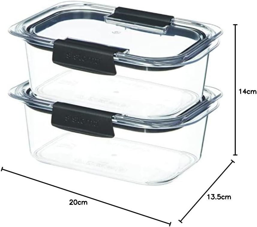 Sistema Brilliance auslaufsicheres Frischhaltedosen Set | schmutz- und geruchsabweisend | Dampflöche
