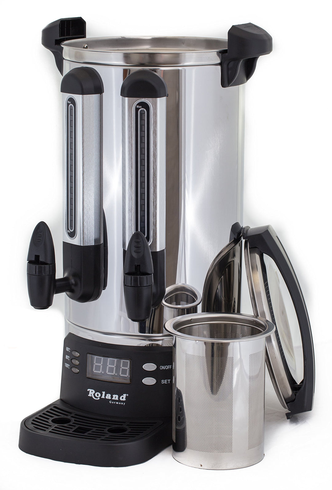 Roland Samowar 10L / 20L Teemaschine Teekocher Wasserkocher Kaffee- &amp; Teekannen Indoor Outdoor Campi