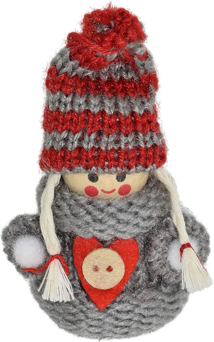 CREOFANT 24 Stück Wichtel Nordic 8cm· Wichtel Dekoanhänger · Weihnachtsdekoration Wichtel · kleine W