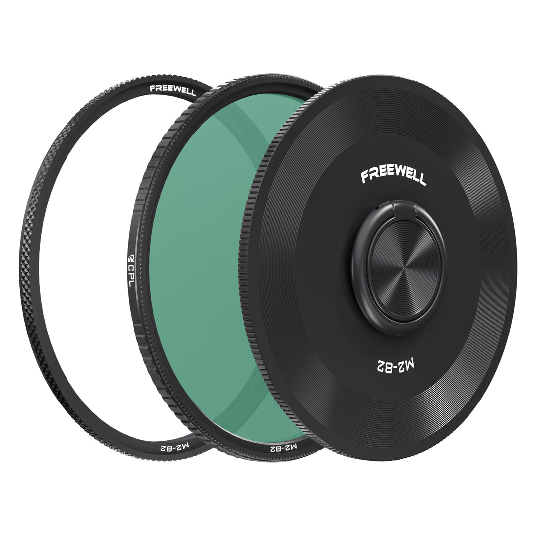 Freewell 82 mm Zirkular-Polarisator (CP) Kamerafilter, kompatibel mit der M2-Serie 82MM CPL, 82MM CP