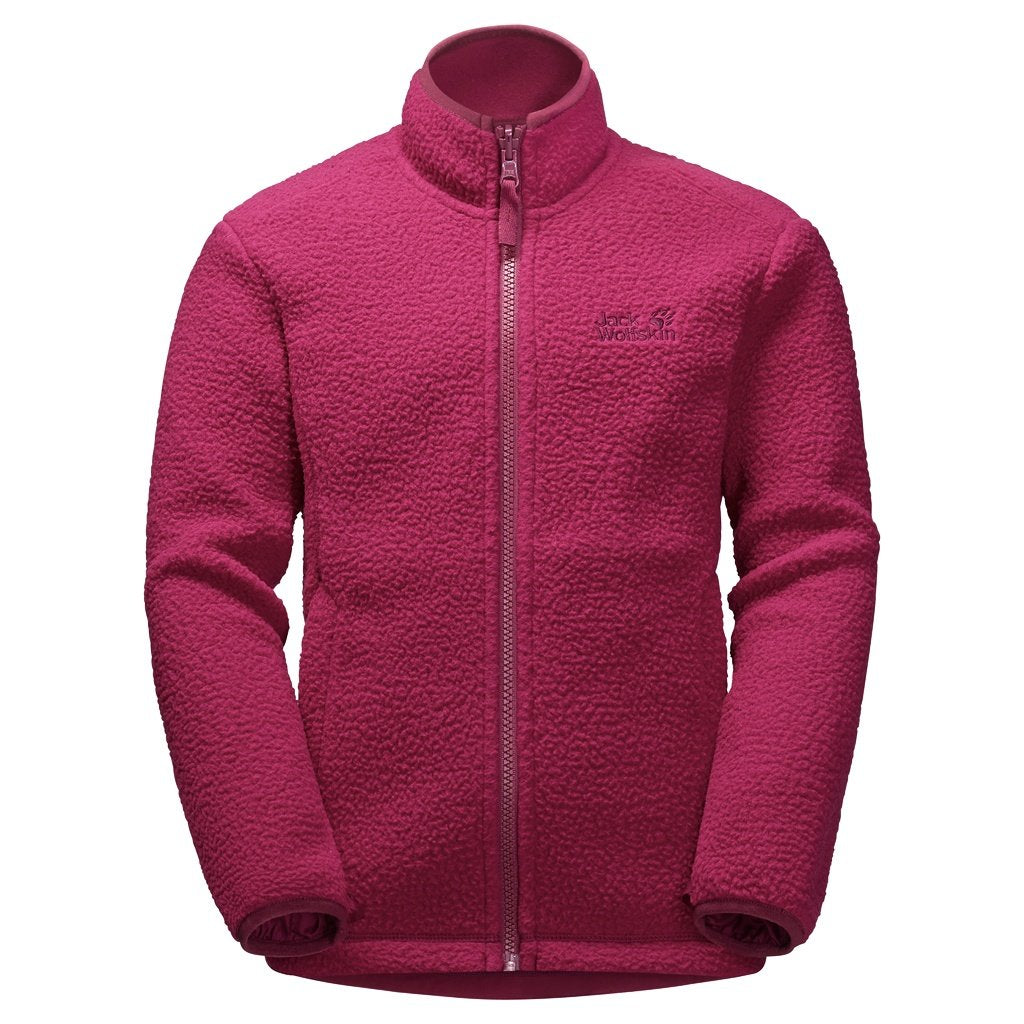 Jack Wolfskin Girls Elk Iceland 3in1 Parka, 164 Kinder, Garnet red