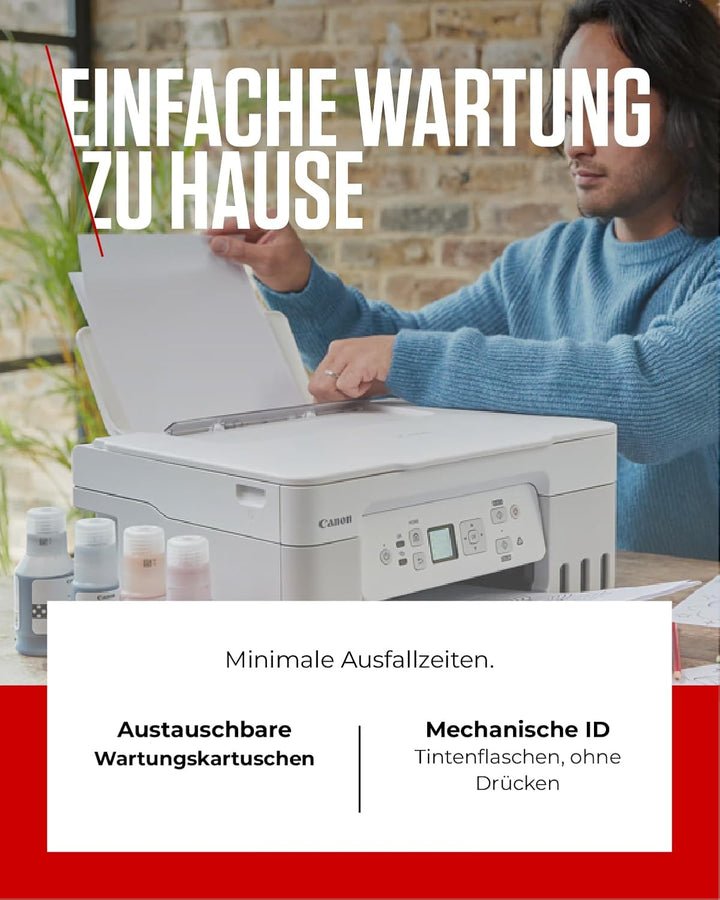Canon PIXMA G3571 Serie – All-in-One MegaTank Drucker, Kopierer & Scanner für den Heimgebrauch | Kab