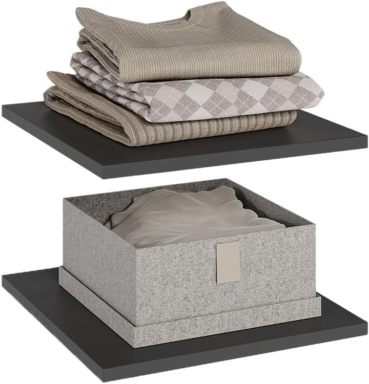 Vicco Einlegeboden Claus, Anthrazit, 2er Set, Anthrazit