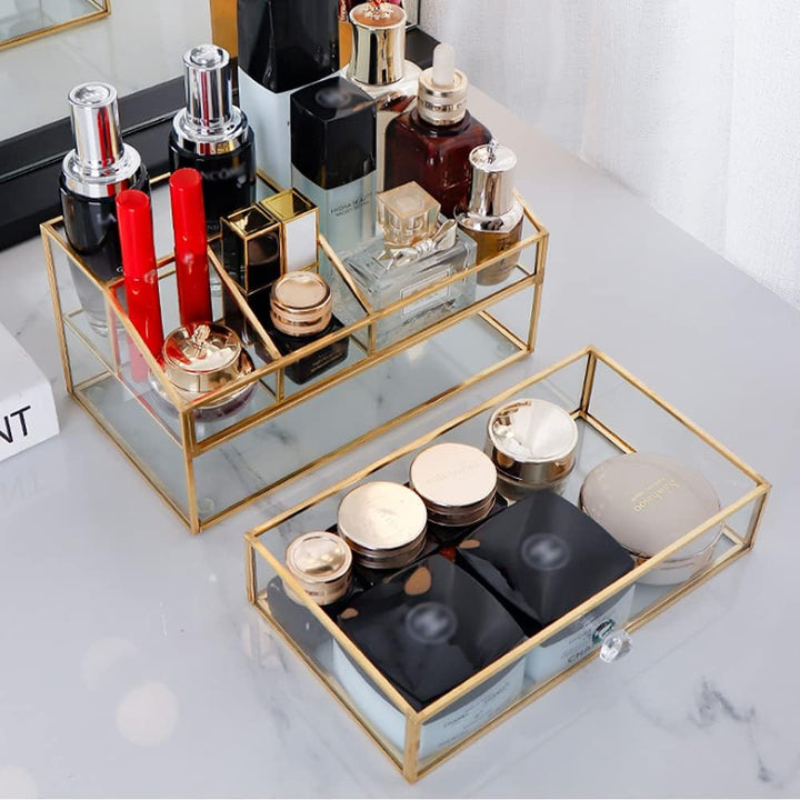 YUEHUA Kosmetikorganiser,Beauty Organizer, Make Up Kosmetik Organizer, Schmink Aufbewahrung Kosmetik