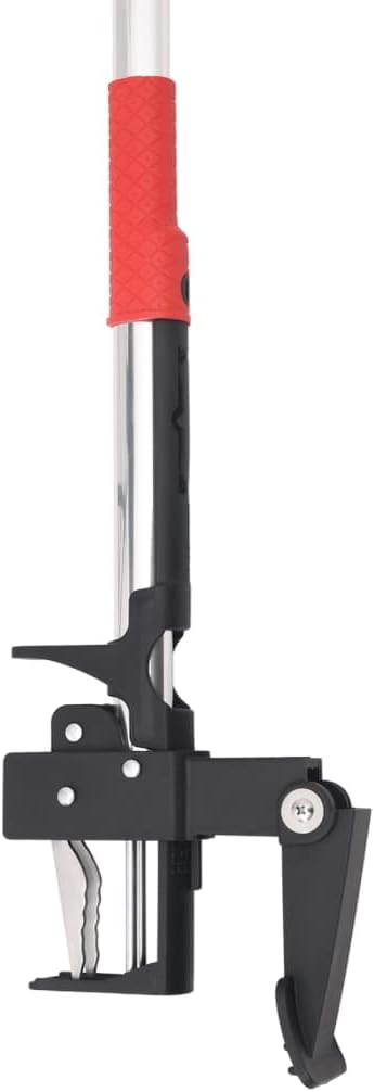 Unkrautstecher manuell 99,5 cm, Unkrautentferner mit Fusspedal und 4 scharfen Stahlkrallen, Unkrautj