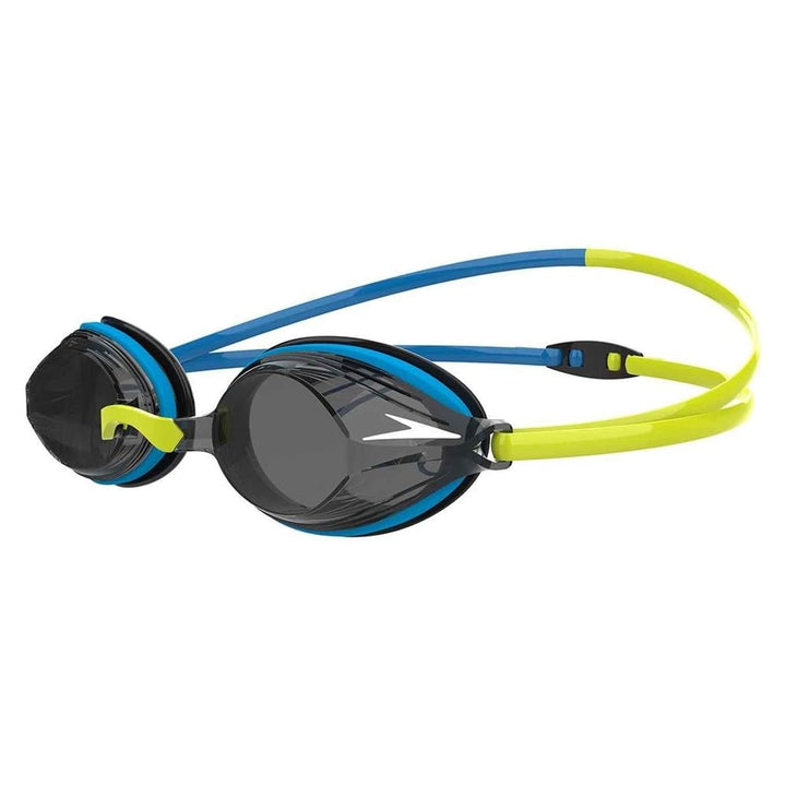 Speedo Unisex Vengeance Schwimmbrille | Wettkampf | Training Einheitsgrösse Atomic Lime/Pool Blue/Sm