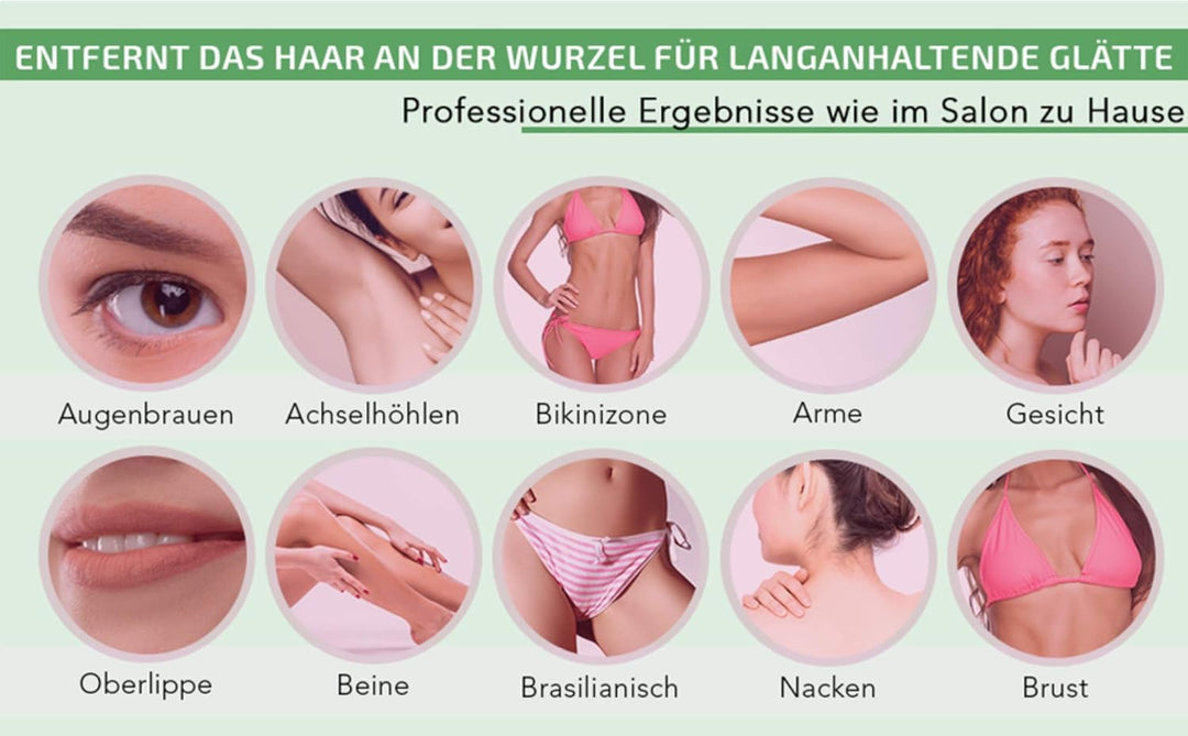 Dermawax 300 g Natural Honig Wachs Heisswachs Mikrowellenwachs zum Epilieren in der Mikrowelle erwär