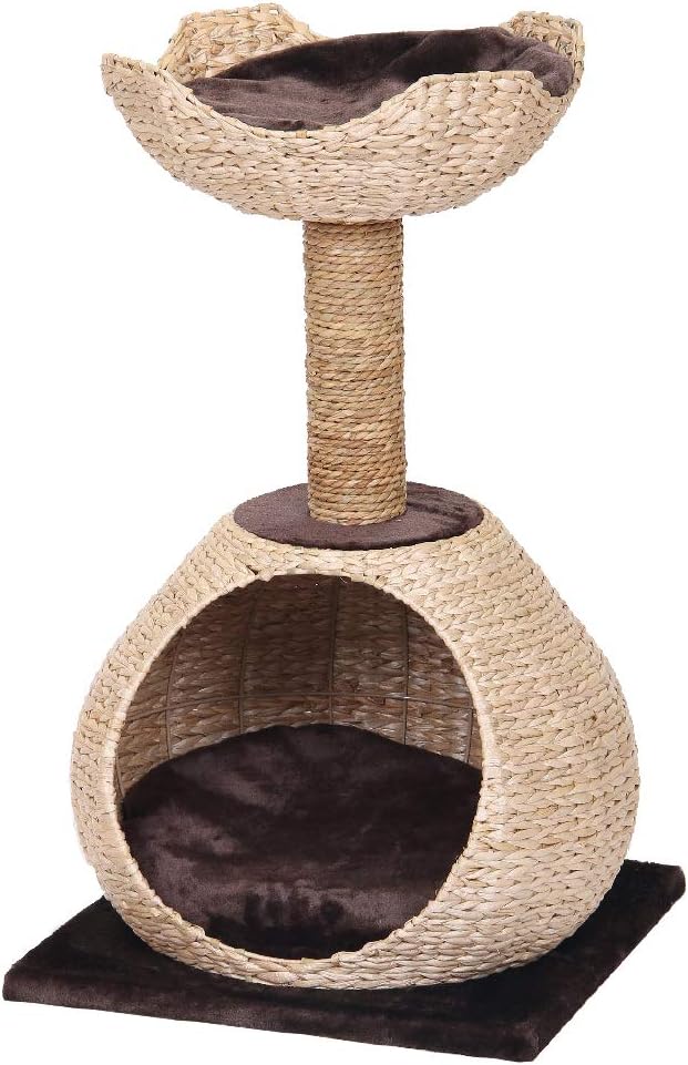 Croci C6020451 Kratzbaum Natural Blossom, 50 x 50 x 87.5 cm beige 50 x 50 x 87.5 cm, beige 50 x 50 x