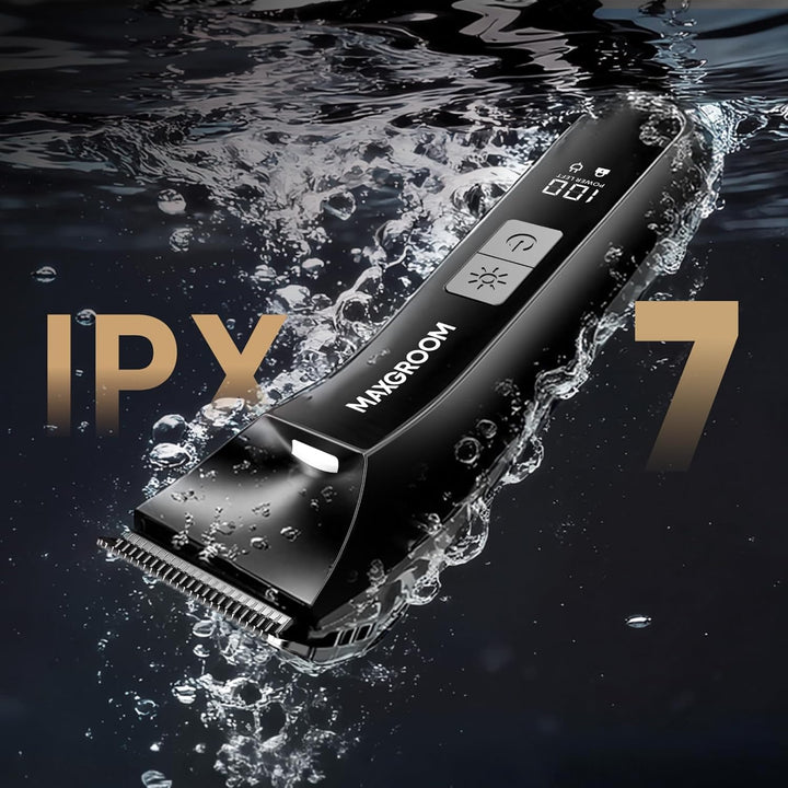 Intimrasierer Mann,MAXGROOM 3 IN 1 Rasierer Herren Elektrisch für Intimbereich,IPX7 Body Trimmer Her