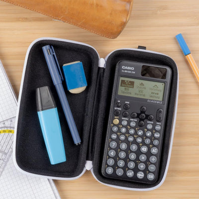 Casio FX-991DE CW ClassWiz technisch wissenschaftlicher Rechner mit Schutztasche, deutsche Menüführu