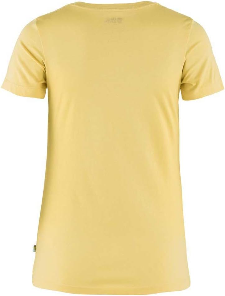 Fjällräven Damen Arctic Fox Print T-Shirt W T-Shirt (1er Pack), Gelb Mais