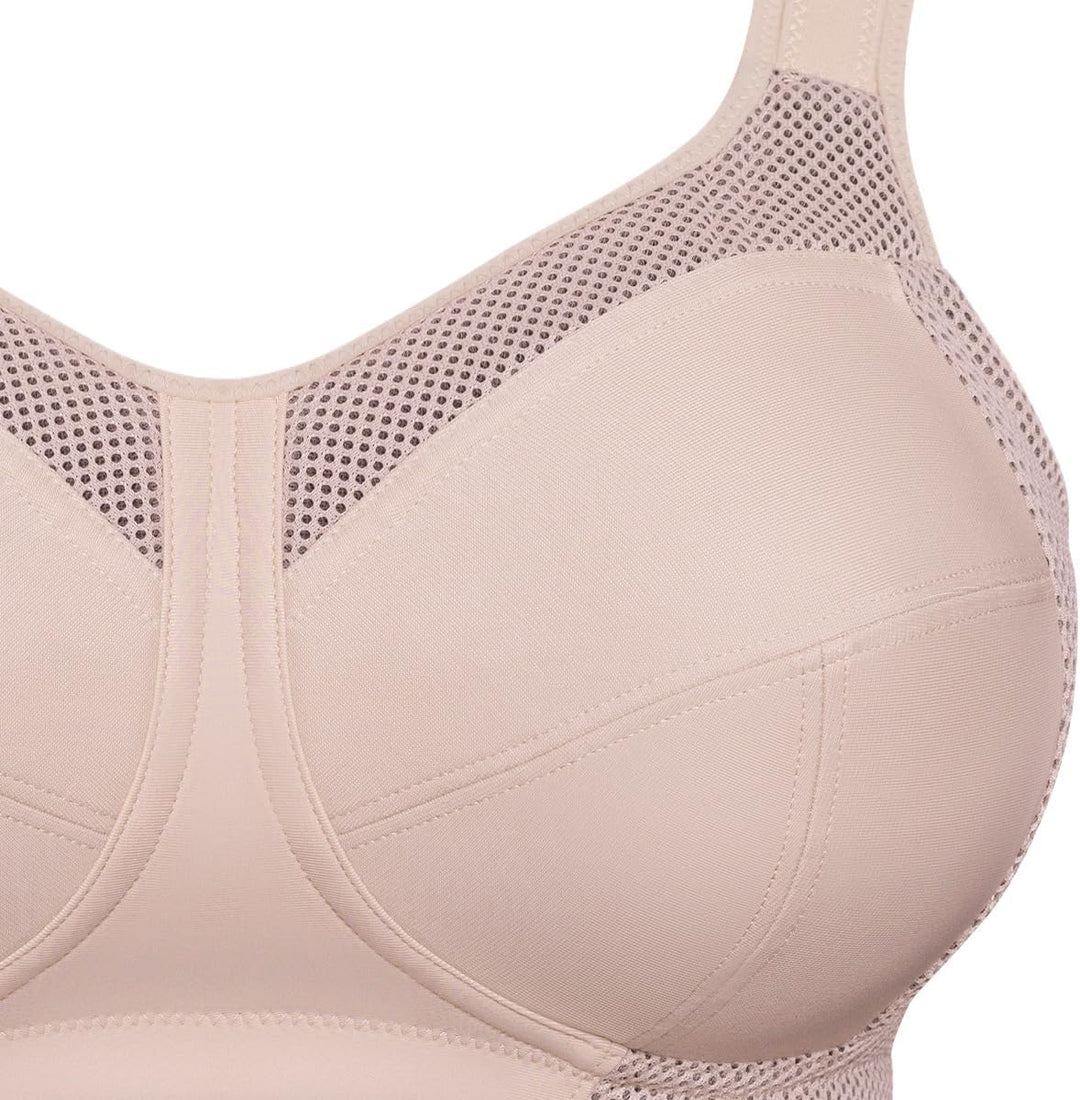 Ulla Dessous - Kate Sport und Entlastungs-BH ohne Bügel - 6028 - Gepolsterte Träger, Viergeteilte Cu