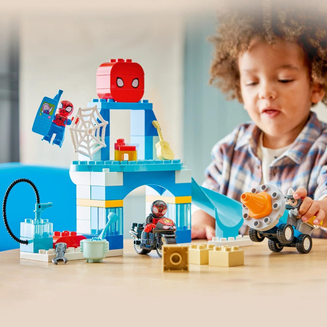 LEGO DUPLO | Marvel Team Spideys Hauptquartier - Lernspielzeug zur Förderung der Motorik - Kleinkind