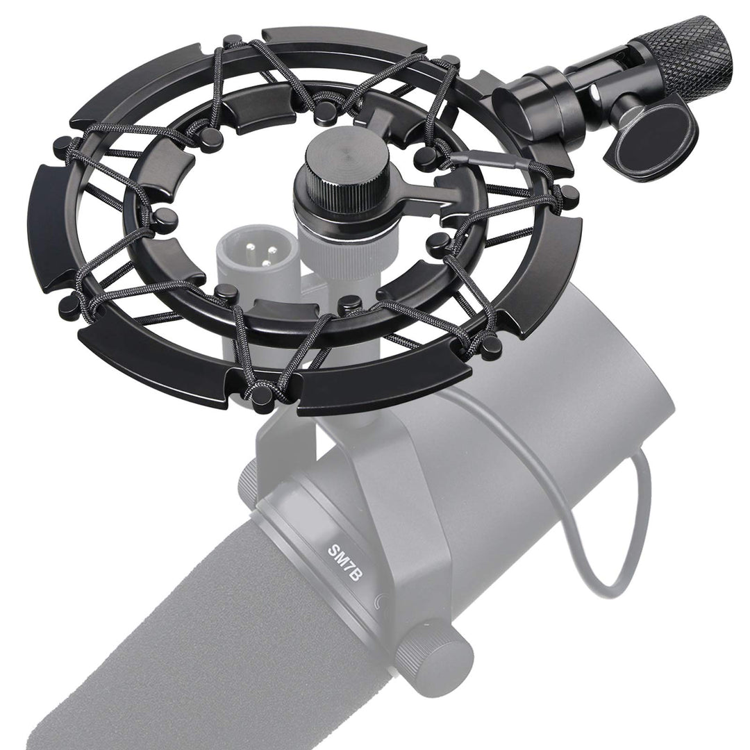 Shure SM7B Mikrofonspinne, Shock Mount Reduziert Vibration und Verbessert die Aufnahme Qualität von