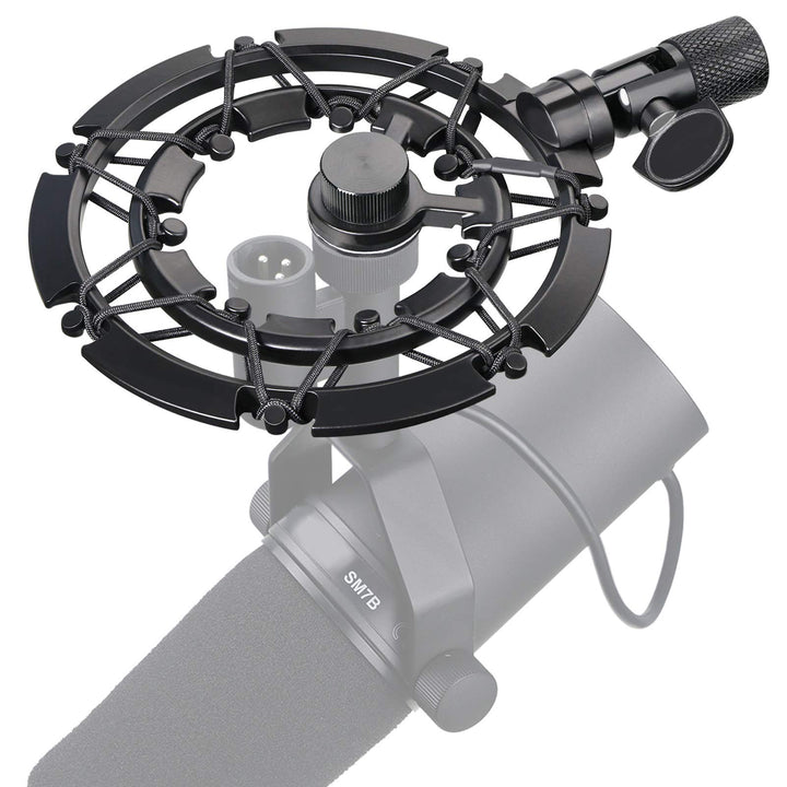 Shure SM7B Mikrofonspinne, Shock Mount Reduziert Vibration und Verbessert die Aufnahme Qualität von