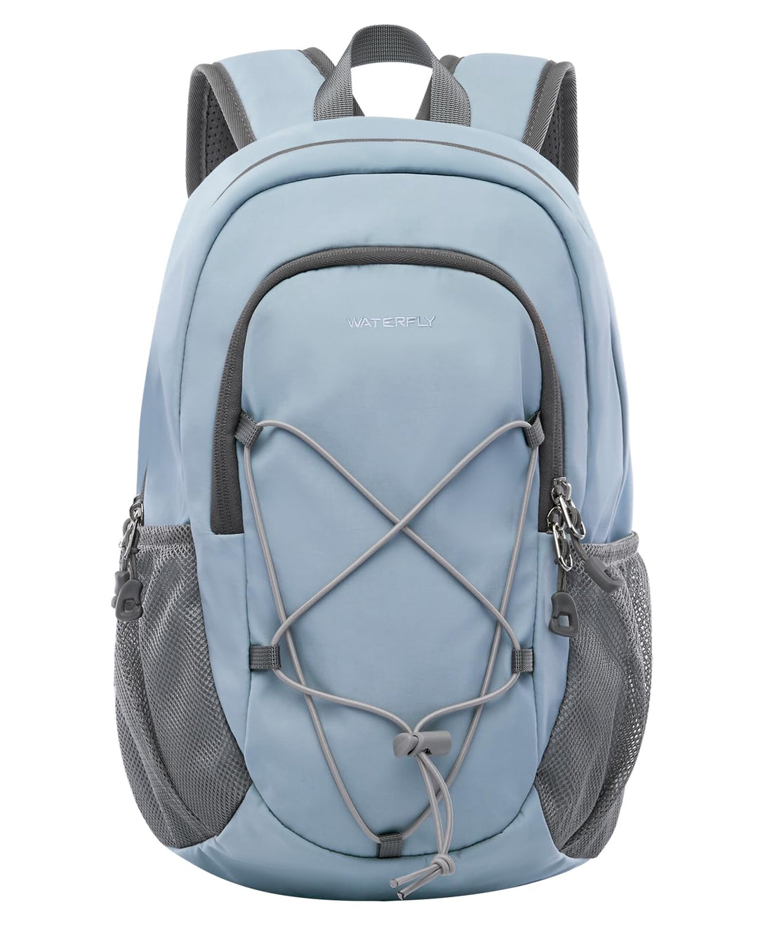 WATERFLY Kleiner Rucksack 12L Wanderrucksack: Mini Backpack Tagesrucksack Hellblau, Hellblau