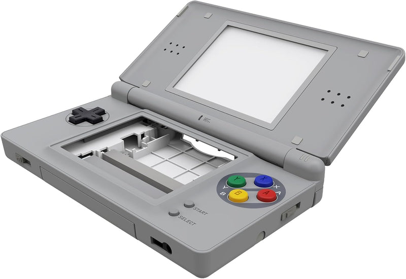 eXtremeRate Ersatz Gehäuse Case für Nintendo DS Lite NDSL, DIY-Voll Hülle&Knöpfen&Screen Protector S