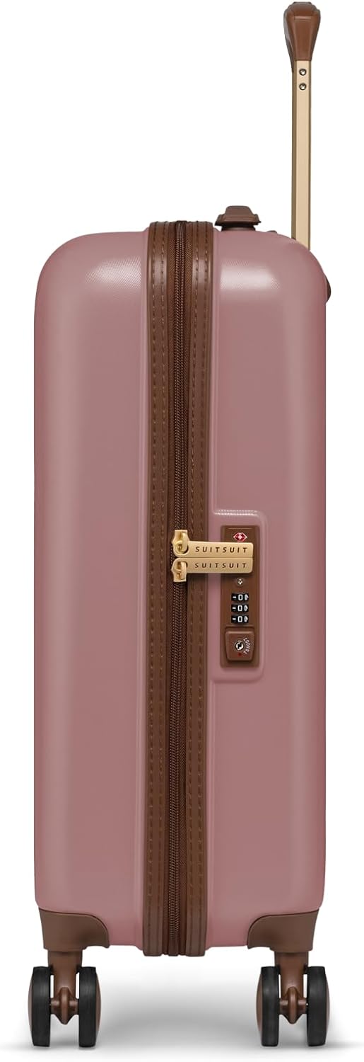 SUITSUIT Fab Seventies – Handgepäck-Koffer – TSA-Schloss – 4 Rollen – 33L – 55 cm – Pink, S