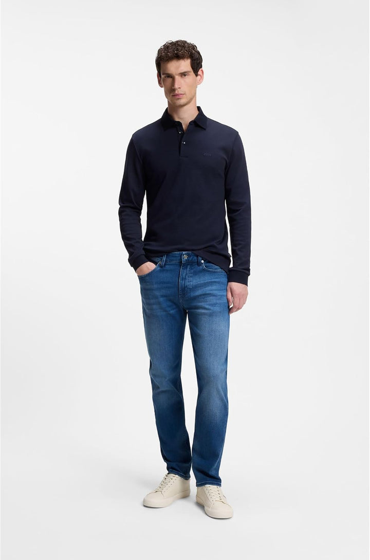BOSS Herren Hugo Boss H-re.maine Jeans 30W / 34L Mittelblau420, 30W / 34L Mittelblau420