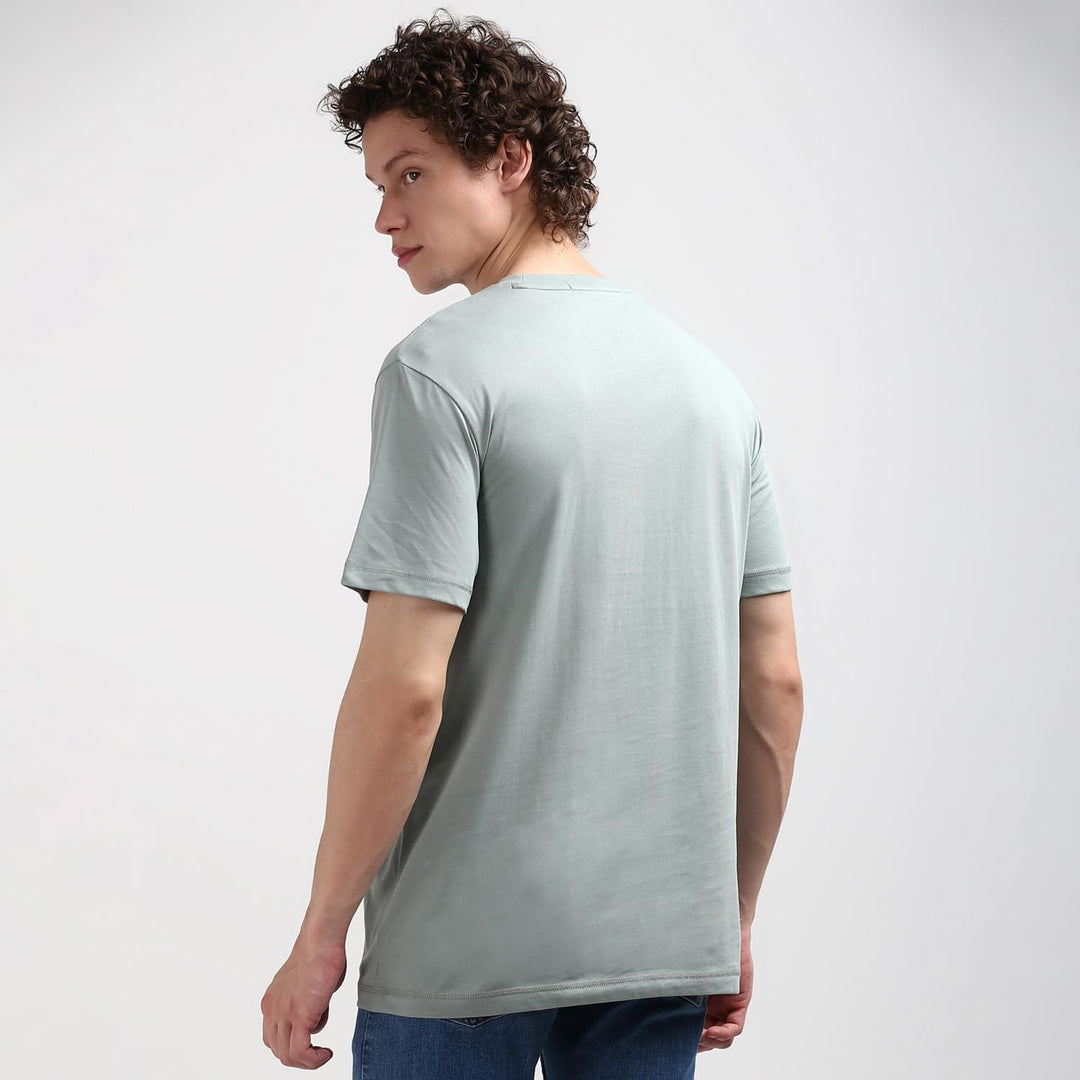 Calvin Klein Herren S/S Crew Neck T-Shirt XXS Grau (Slate Gray), XXS Grau (Slate Gray)