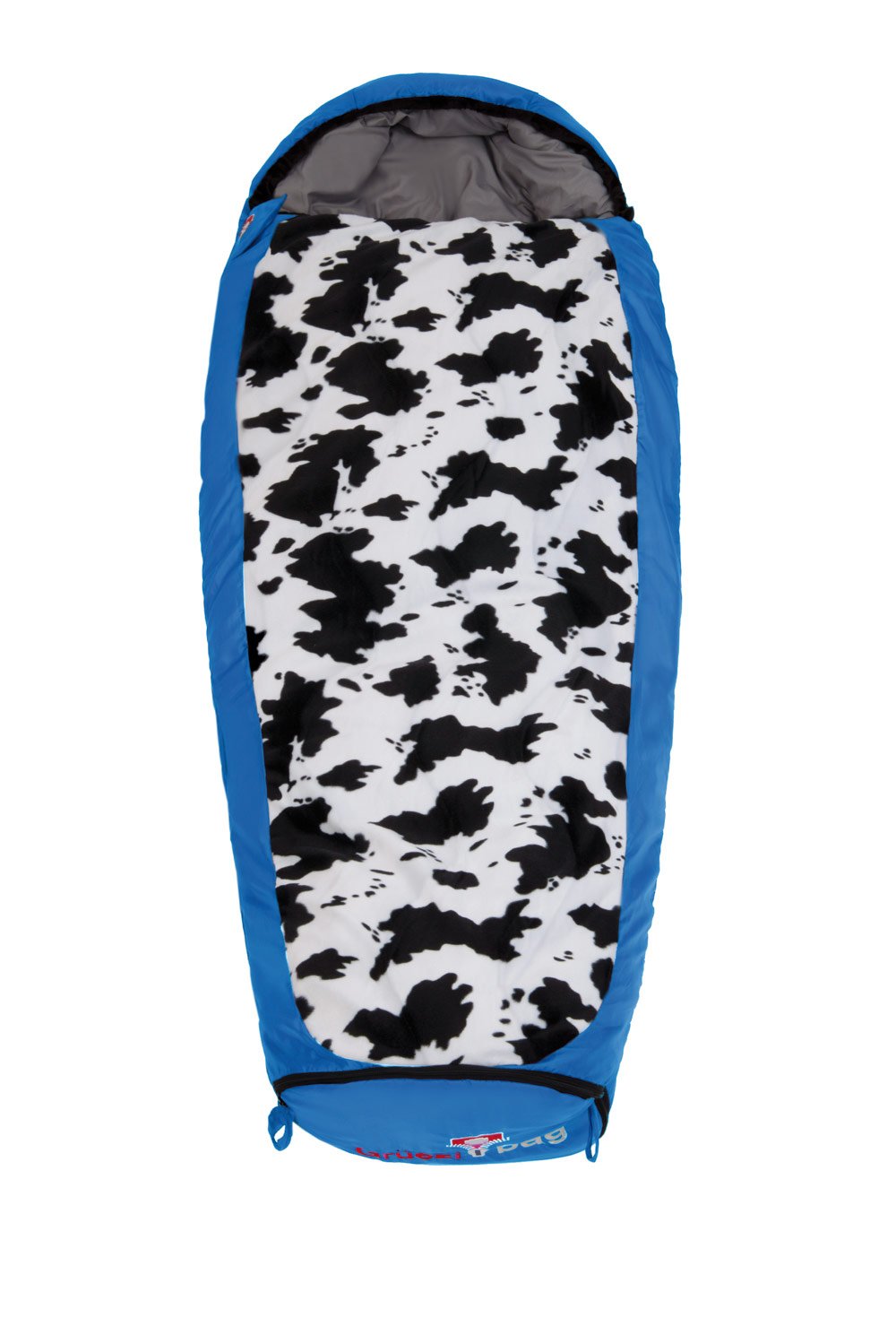 Grüezi+Bag Kinder Schlafsack Mitwachsend Grow Cow RV Rechts, Friendly Blue, 34 x 20 x 20 cm