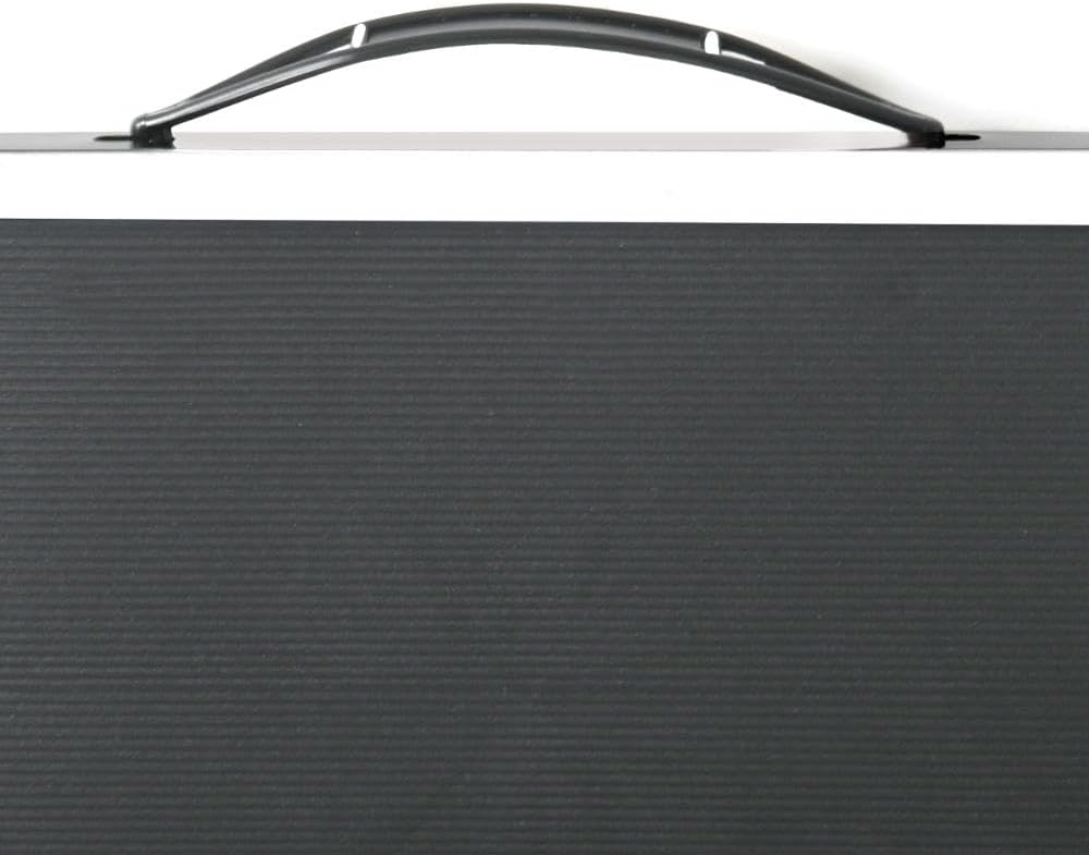 MSV Klapptritt Trittleiter Haushaltsleiter ca. 49 x 49 x 45 cm, belastbar bis 150kg, 2 grosse Stahl-
