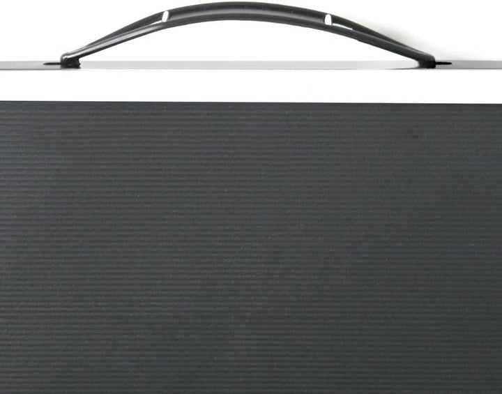 MSV Klapptritt Trittleiter Haushaltsleiter ca. 49 x 49 x 45 cm, belastbar bis 150kg, 2 grosse Stahl-