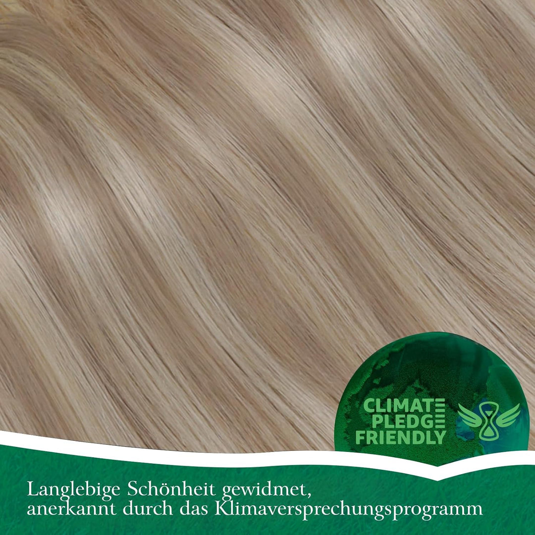 Easyouth Zopf Extensions Echthaar Pferdeschwanz Extensions Echthaar Farbe Golden Blonde Mix Mittelbl