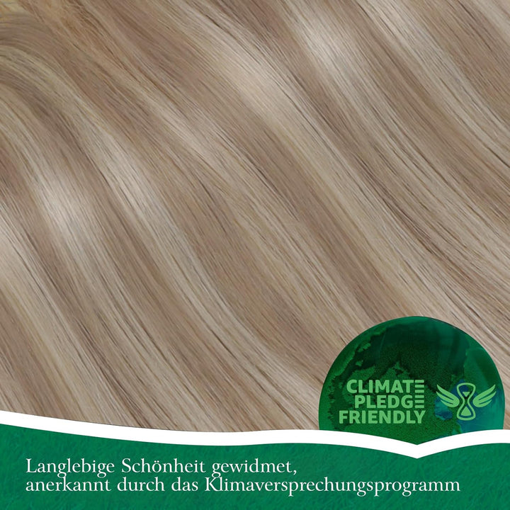 Easyouth Zopf Extensions Echthaar Pferdeschwanz Extensions Echthaar Farbe Golden Blonde Mix Mittelbl