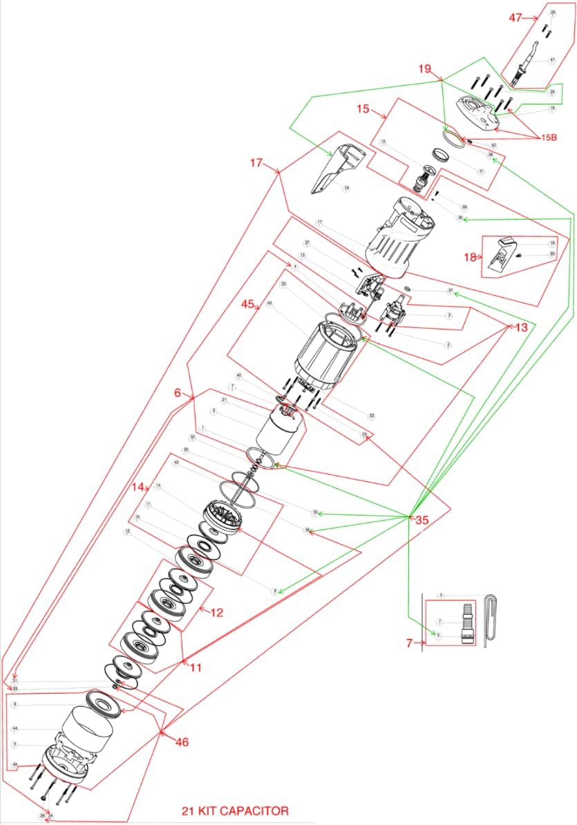 Tallas D-ESUB 900 Tauchdruckpumpe