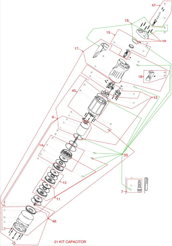 Tallas D-ESUB 900 Tauchdruckpumpe